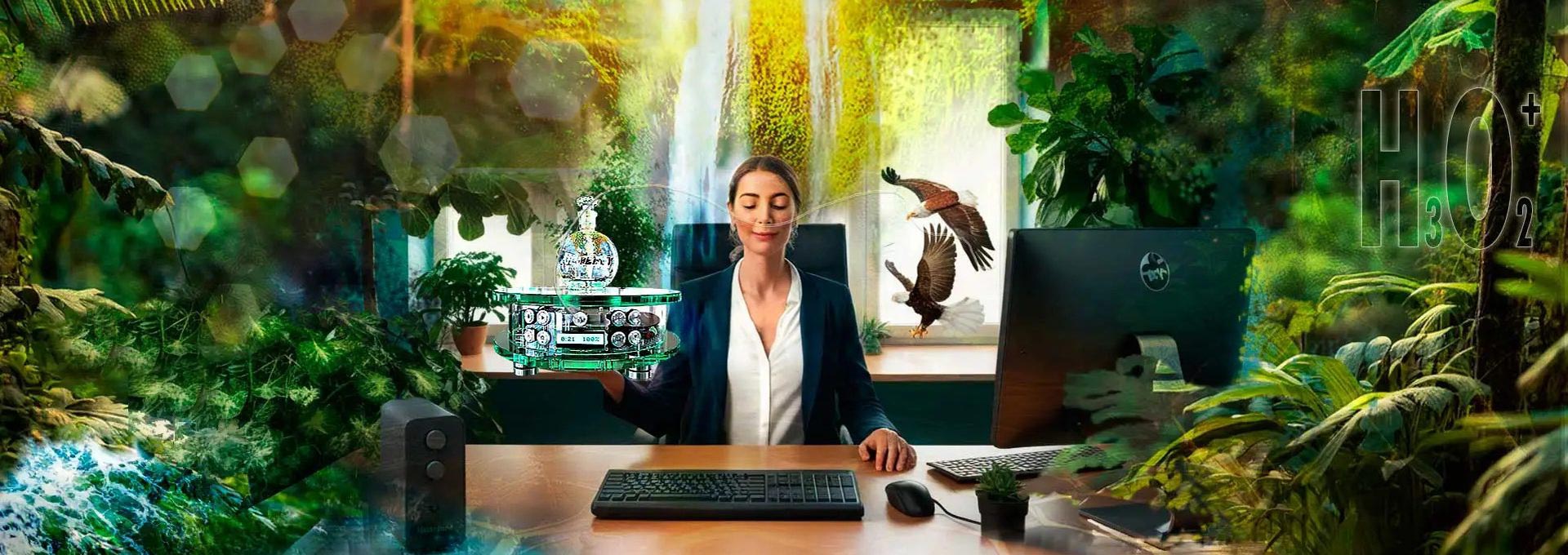 Natürliche Atmungsatmosphäre